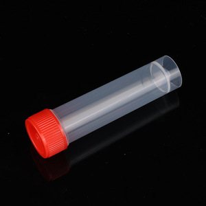 Tubo de ensayo de plástico Kangzhijia 15x75mm PET desechable para uso en laboratorio - Product Image 1