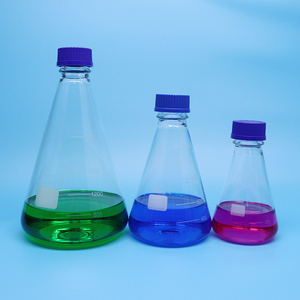 Đặc điểm kỹ thuật cao Thiết kế phòng thí nghiệm thủy tinh hai màu tam giác <span class=keywords><strong>erlenmeyer</strong></span> Thuốc thử chai - Product Image 5