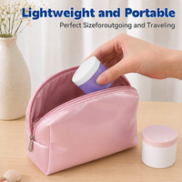 Pot cosmétique rond en plastique PP durable de 180 ml, service d'impression personnalisée, pot cosmétique pour la maison et les voyages