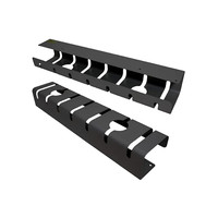 Goulotte de câblage en acier au carbone thermolaqué pour sous le bureau - Gestion flexible des câbles pour usage domestique/bureau