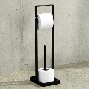 Moderno Soporte de Metal para Papel Higiénico, Organizador de Doble Rollo, Estante para Papel Higiénico de Baño, Minimalista, Ahorra Espacio - Product Image 1