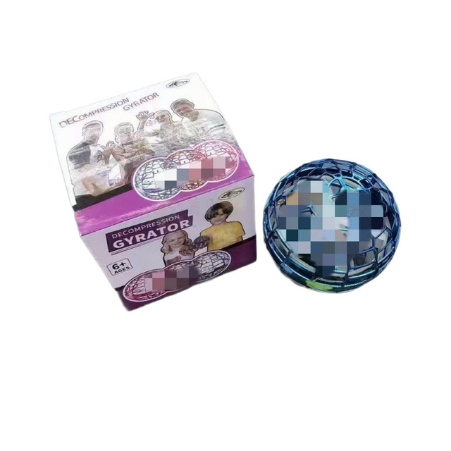 Wholesale Plastic Magic Flying Ball Toy 360 Rotating Hover Mini Drone LED Flying Orb Spinner UFO Top