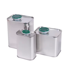 <span class=keywords><strong>Prix</strong></span> d'usine – Boîte métallique vide pour huile d'olive, format carré F-style, 250 ml et 350 ml, pour emballage d'huile de cuisson - Product Image 6