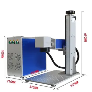 Voiern 3D 3w 5w 20w 30w Laser Marking Machine For Plastic And 50w Fiber Marker For Metal With MAX RAYCUS JPT For Metal Non Metal