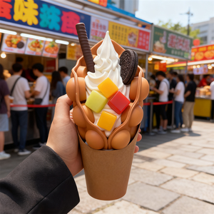 บล็อกผลไม้จำลองรูปมะม่วงสด วัสดุพลาสติก PU แบบจำลอง บับเบิ้ลวาฟเฟิล ช็อกโกแลตบาร์ กล้วยสกู๊ป สำหรับตกแต่งบ้าน - Product Image 5