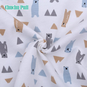 2019 New arrival Pajamas baby Onesie baby sleeve rompers with invested and zipper's printout - Product Image 6