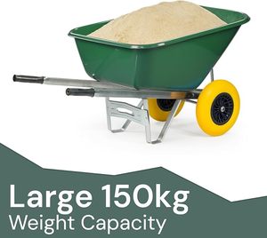 <span class=keywords><strong>Brouette</strong></span> robuste NS Factory grande capacité 200L avec double roue anti-crevaison 4.00-8 et plateau en plastique pour chariot de jardin domestique - Product Image 4