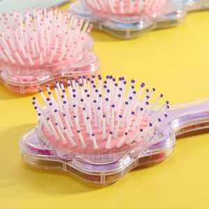 Haute qualité dessin animé mignon coussin d'air peigne enfants Massage brosse <span class=keywords><strong>à</strong></span> cheveux <span class=keywords><strong>licorne</strong></span> motif coiffure peigne - Product Image 2
