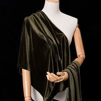Großhandel 92% Polyester 8% Spandex Stretch Korean Velvet Stoff für Kleid Kleidungs stück Sporta nzug