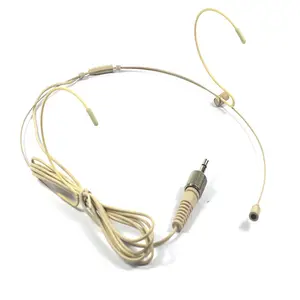 Grosir Mikrofon Kondenser Tahan Keringat Warna Kulit Aksesori Mikrofon Kabel Rekaman dengan 3pin/4pin XLR