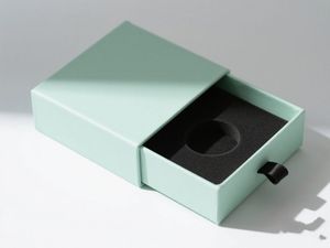 Custom <b>Wedding</b> Ring <b>Box</b> Earring Pendant Bangle Bracelet Necklace Organizer Recycled Materials UV Coating Cardboard - Product Image 3