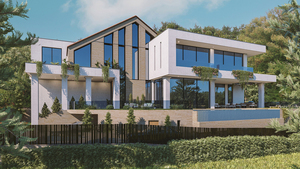 Design di <span class=keywords><strong>architettura</strong></span> Villa per la <span class=keywords><strong>casa</strong></span> intelligente per famiglie esperte di tecnologia - Product Image 3