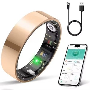 Anillo Inteligente TK5 con Control Remoto, Monitoreo de Frecuencia Cardíaca, VFC, Sueño y Estrés, 5ATM IP68, Carga Magnética, Precio de Fábrica - Product Image 1