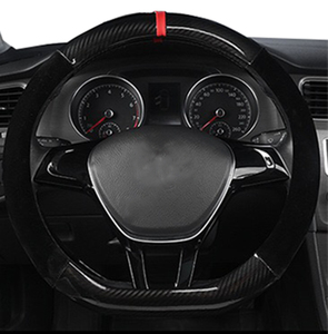 Accessoires de voiture populaires fibre cuir daim couverture de <span class=keywords><strong>volant</strong></span> de voiture de sport - Product Image 1