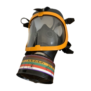 Máscara de Gas Química de Silicona con Certificación CE A2B2E2K2P3, Respirador Reutilizable de 3 Capas para Minerales, Gases, Vapores, Químicos y Pintura en Aerosol - Product Image 1