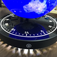 HCNT M005B-22 Globo Magnético Levitante de Diseño Moderno, Lámpara LED Flotante con Rotación, 14cm de Diámetro, Inducción Inalámbrica, Regalo