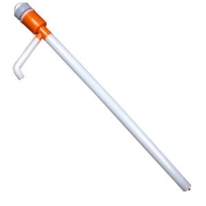 ปั๊มน้ำมันพลาสติก 107 มม. สีขาวสีส้ม ท่อดูดสารเคมีแบบแมนนวลสำหรับใช้ในอุตสาหกรรม - Product Image 4