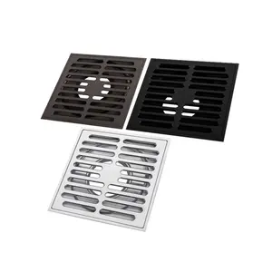 Hot Selling New Design Modern Square Invisible Floor Drain Water Outlet Quick Drainage Deodorant And Anti-Blocking Floor Drain