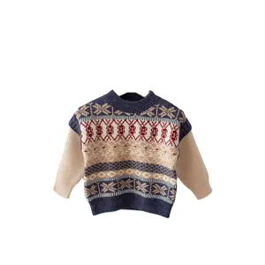 Baby Clothes Wholesale Winter Knitting Pattern For Boys Sweater From China Supplier