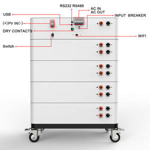 Baterías de almacenamiento de batería solar Lifepo4 apilables respetuosas con el medio ambiente versátiles 48V 100ah Energía solar - Product Image 5