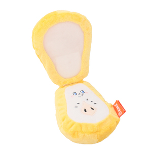 Fig Dog Jouet à mâcher en peluche couineur écologique <span class=keywords><strong>pour</strong></span> chiens de petite/moyenne taille, en polaire douce, durable, résistant aux morsures, interactif et amusant - Product Image 5