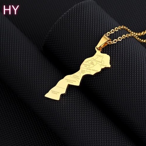 Collar con Colgante <span class=keywords><strong>de</strong></span> <span class=keywords><strong>Mapa</strong></span> <span class=keywords><strong>de</strong></span> Nación HY, Joyería <span class=keywords><strong>de</strong></span> <span class=keywords><strong>Marruecos</strong></span>, Acero Inoxidable, Nuevo Collar con Colgante <span class=keywords><strong>de</strong></span> <span class=keywords><strong>Mapa</strong></span> <span class=keywords><strong>de</strong></span> África y <span class=keywords><strong>Marruecos</strong></span> con Diseño Geométrico - Product Image 3