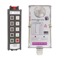 Télécommandes radio industrielles universelles à 8 boutons, double vitesse, sans fil, pour grue de levage, camion de remorquage, grue à tour