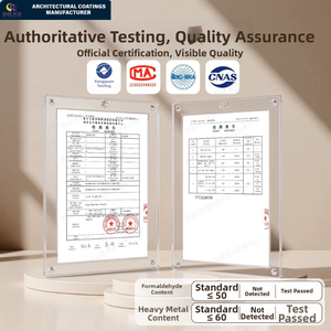 Peinture intérieure en velours acrylique Faible teneur en COV Lavable Résistant au frottement Revêtement doux au toucher pour les murs décoratifs Application au pinceau - Product Image 5