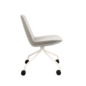 Chaise de bureau moderne de luxe en tissu et fer métallique pour salle à manger, salon, chambre à coucher, appartement - Product Image 3