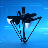Bras robotisé programmable à 4 axes en parallèle : robot de tri de petits colis à grande vitesse, fiable, personnalisable, bras d'automatisation
