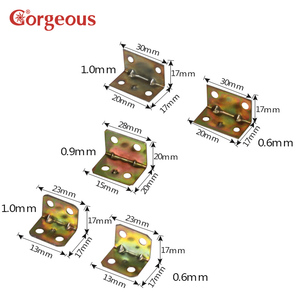 Precioso ángulo de <span class=keywords><strong>hierro</strong></span> de metal en forma de L, gabinete de esquina, soporte para muebles, panel de refuerzo de acero inoxidable, soporte plano de conexión - Product Image 6
