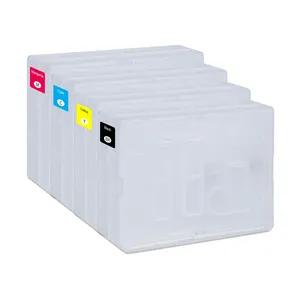 Winnerjet 색상/세트 T8501 T8501-T8509 엡손 SureColor P800 SC-P800 프린터에 대한 리셋 칩과 빈 리필 잉크 카트리지