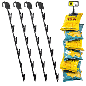 Clips Bandes Épicerie Cintre Puce Présentoir Stand Suspendus Clips En Métal Bandes pour Collations Au Détail - Product Image 3