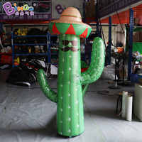 Arbre gonflable LED vert, modèle de plante gonflable publicitaire personnalisé, cactus gonflable géant pour la décoration de jardin et de fête en extérieur