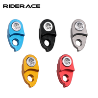 RIDERACE Extension de patte de dérailleur arrière en alliage d'aluminium pour vélos de route et VTT, crochet de fixation de cadre, pièces de vélo