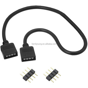 12V 4PIN RGB 분배기 케이블 LED 스트립 커넥터 RGB 4 핀 분배기 LED 라이트 스트립 커넥터 연장 케이블 컴퓨터 팬 용 - Product Image 6