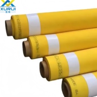 Maille de sérigraphie en polyester Xurui à ouverture uniforme pour étiquettes, autocollants, emballages, bannières publicitaires, tissu de sérigraphie