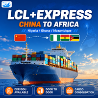 Agent d'expédition DDP Chine vers Nigéria/Ghana/Mozambique, transitaire express LCL, fret maritime porte-à-porte, logistique Afrique