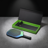 Scatola di Lusso Biodegradabile per Racchetta da Pickleball con Chiusura Magnetica, Finitura Lucida/Opaca, Stampa in Lamina d'Oro Personalizzabile