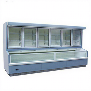 Réfrigérateur-congélateur combiné commercial mural pour supermarché - Product Image 1