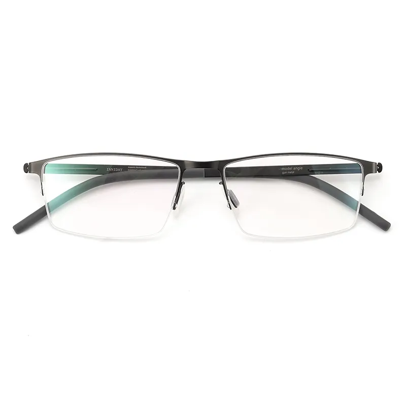 Pure Titanium Business Brillen rahmen Brillen Klare Linse Anti-Blau optische Brille Rahmen