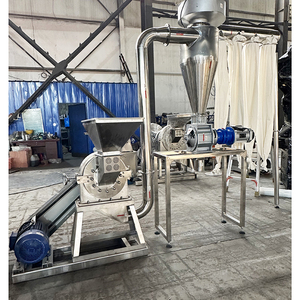 Máquina pulverizadora de vegetales para polvo vegetal Industrial Chili Spice Processing Plant Leaf Impact Pulverizer para cúrcuma - Product Image 5