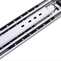 Glissières de tiroir à usage intensif pour véhicule de verrouillage à extension complète à 3 couches d'usine personnalisée OEM 227kg