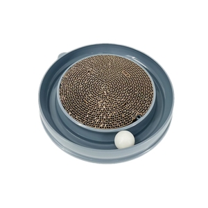 Juguete Rascador para Gatos Moderno y de Lujo, Bola Giratoria Interactiva, Diseño Corrugado Ecológico, Rascador Sostenible para Gatos, 36x36x5cm - Product Image 6