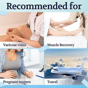 Pelindung tulang kering sepak bola 20-30mmhg, kustom kompresi lengan kaki penyangga tulang kering sepak bola untuk bekerja & berlari pelindung betis - Product Image 6