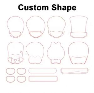 Promo Business Wholesale Gift Gel De Silicona Soporte <b>Mouse</b> <b>Pad</b> Silicone Wrist Support <b>Mouse</b> <b>Pad</b> Custom Logo Mousepads - Product Image 5