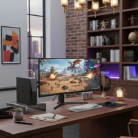 Boîtier PC Mini ITX vertical K13 Slim en métal avec ports USB et fenêtre latérale, boîtier PC de bureau SFF HTPC industriel en stock
