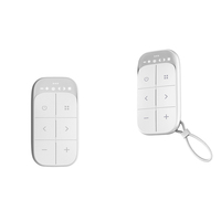 KONST-Mando a distancia universal, ultrafino, pequeño, recargable, USB tipo C, 433MHz, para alarma