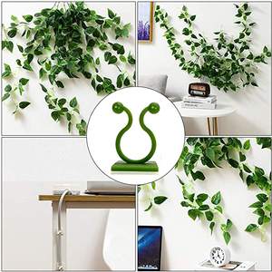 100 قطعة مصنع تسلق الجدار تركيبات مقاطع ، مصنع تسلق الجدار المثبت مع الذاتي خطاف لاصقة ، للديكور المنزل - Product Image 6