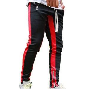 กางเกงวอร์มขายาวสำหรับผู้ชาย,กางเกงลำลองมีซิปพร้อมโลโก้ของคุณเอง - Product Image 1